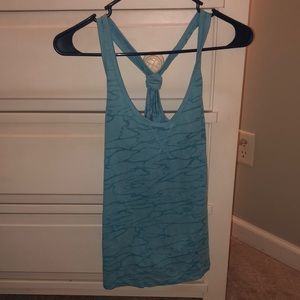 Old Navy Light Blue Running Tank Top